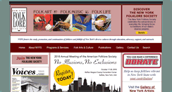 Desktop Screenshot of nyfolklore.org